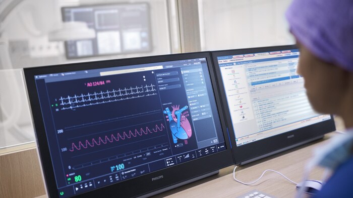 Pracownia hemodynamiki ze stacją roboczą IntelliVue