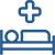 Ikona z symbolem łóżka