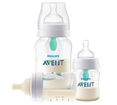 Antykolkowe butelki Avent dla niemowląt