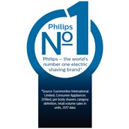 Philips Shaver Series 6000 Number 1 Logo