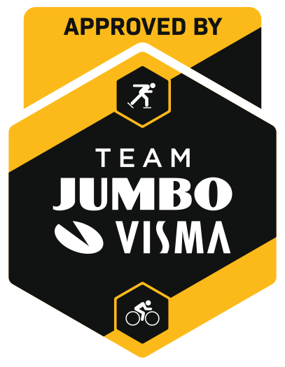 Zatwierdzone przez Team Jumbo Visma - logo