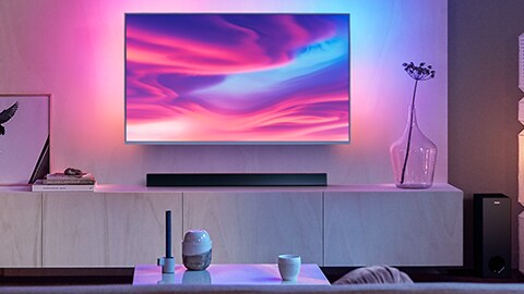 Zestaw SoundBar firmy Philips z technologią Dolby Atmos