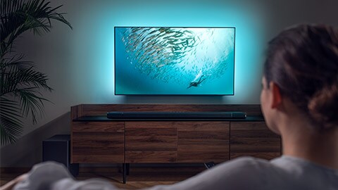 Zestaw SoundBar firmy Philips z technologią Dolby Atmos