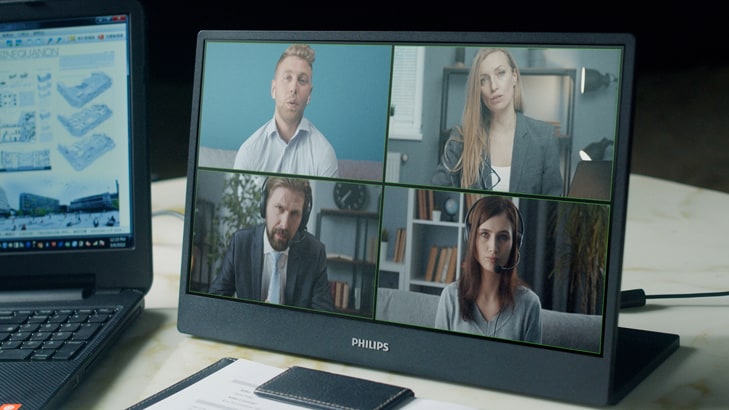 Monitory przenośne Philips | Wydajność na dwóch ekranach