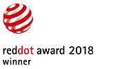 Logo nagroda zwycięzcy Reddot za rok 2018