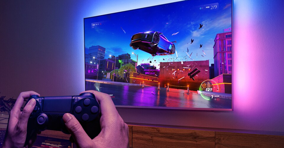 Zaawansowane funkcje gier w telewizorach Philips Smart