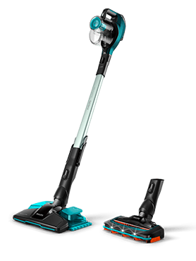 Odkurzacze bezprzewodowe Philips z serii 5000 z nasadką mopującą.