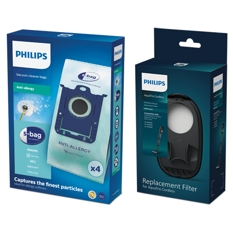 Akcesoria do odkurzaczy Philips.