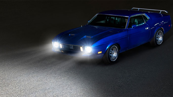 Światło LED oznacza oznacza wzornictwo