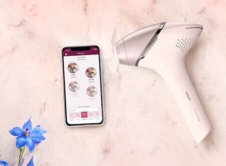 Philips Lumea razem ze smartfonem