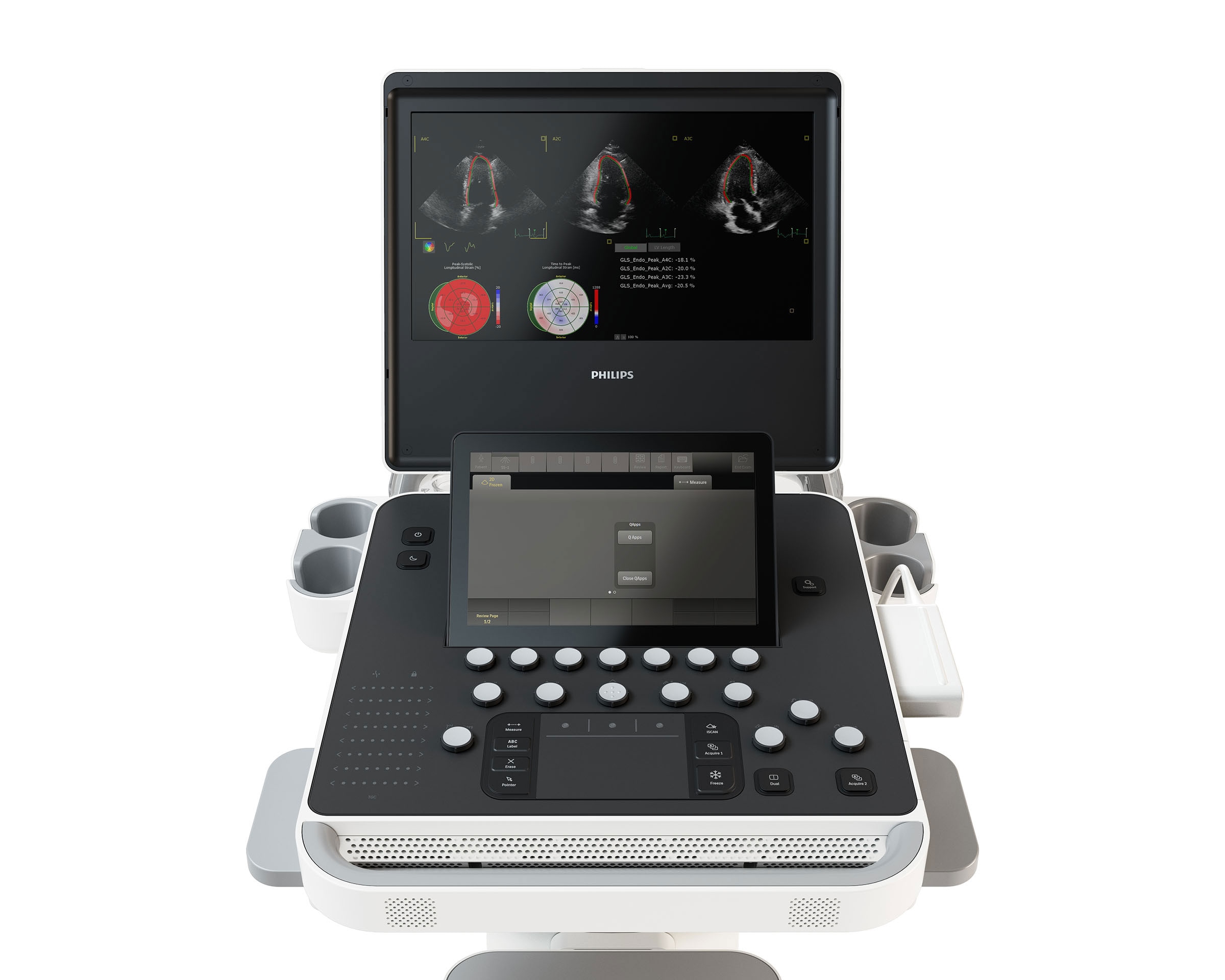 Niewielki ultrasonograf serii 5000 z bliska