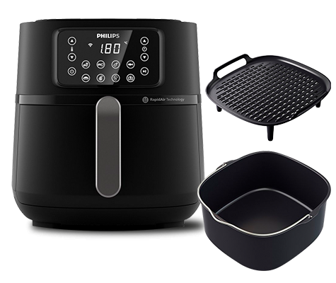 Philips Ovi XXL Connected HD9285/96 z serii 5000 z technologią RapidAir