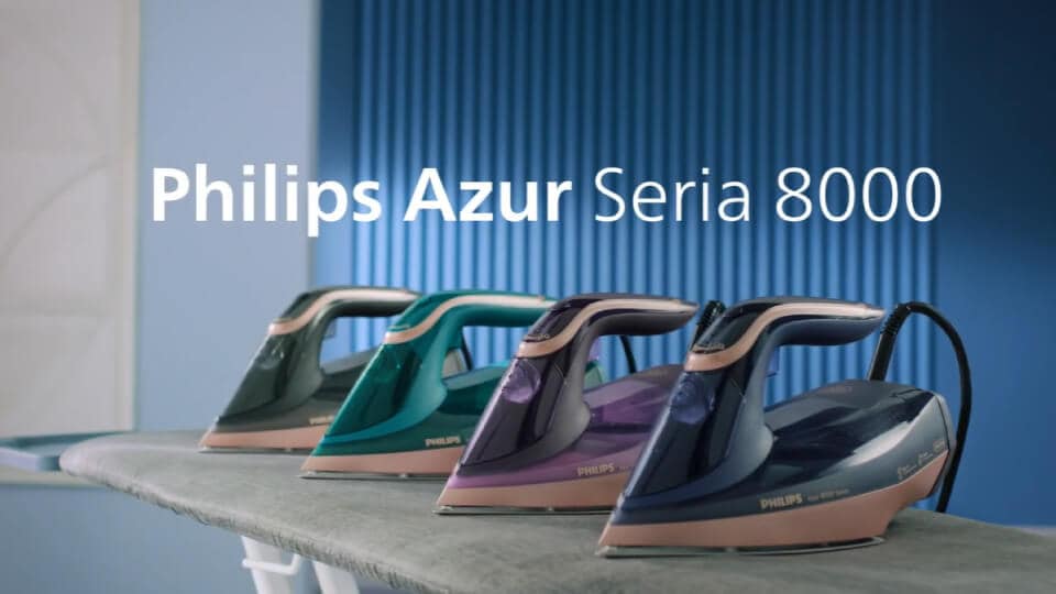 Odkryj nową serię żelazek Philips Azur 8000!
