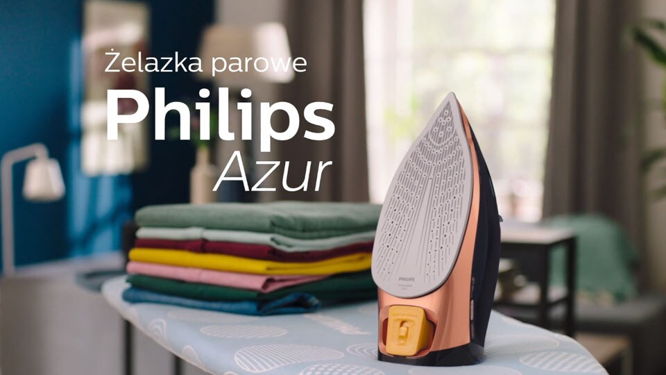 Zobacz jak działają żelazka parowe Philips Azur