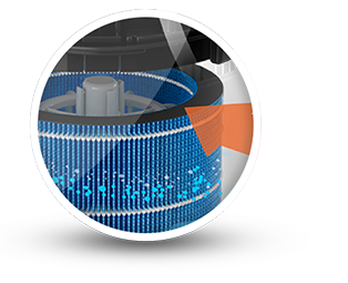 Nawilżacz powietrza zasysa i oczyszcza powietrze