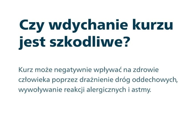 Negatywny wpływ kurzu na zdrowie człowieka.