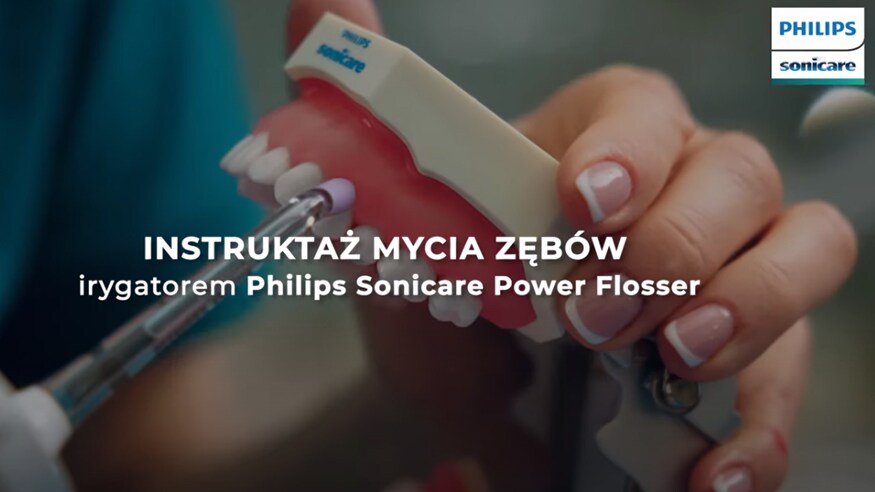 Jak używać irygatora Philips Power Flosser