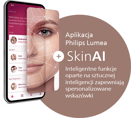 Philips Lumea z funkcją SkinAI