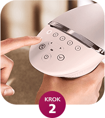 Step 2 select settings according to skin sensor
