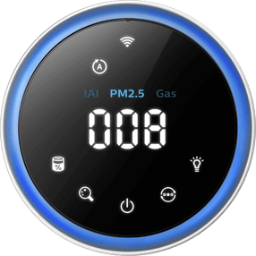 Wskaźnik poziomu cząsteczek PM2,5 