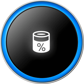 Kontrola stanu filtra pokazuje wartość procentową zużycia filtra