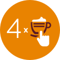Ikona - do 4 rodzajów kaw