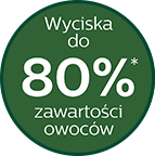 Ikona 80% wyciskania zawartości owoców