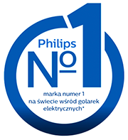 Philips marką nr 1 na świecie wśród golarek rotacyjnych.