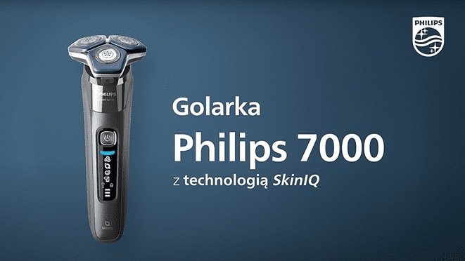 Obejrzyj film prezentacyjny i dowiedz się więcej o golarkach rotacyjnych do twarzy Philips z serii 7000.