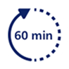 Bateria: 60 min działania, 4 godziny ładowania 