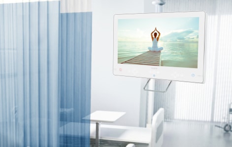 systemy TV w szpitalu