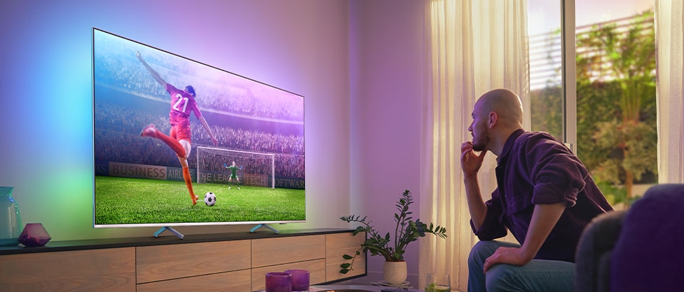 Telewizor Philips Ambilight | Najlepszy telewizor do piłki nożnej i innych sportów