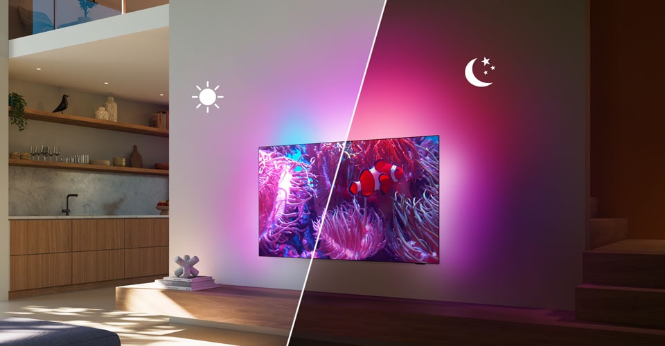 Wykrywanie otoczenia w telewizorach Ambilight