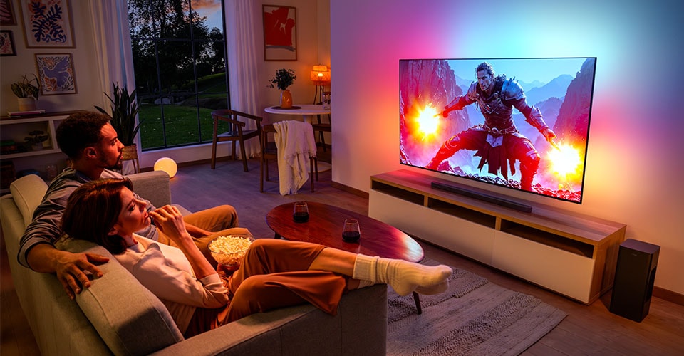Telewizory Ambilight z technologiami AI