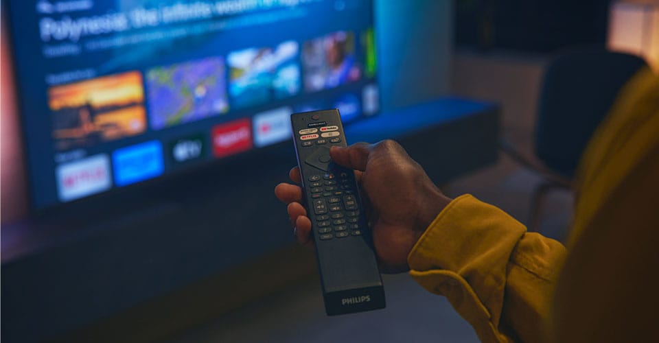 Zdalne sterowanie telewizorami z systemem Ambilight