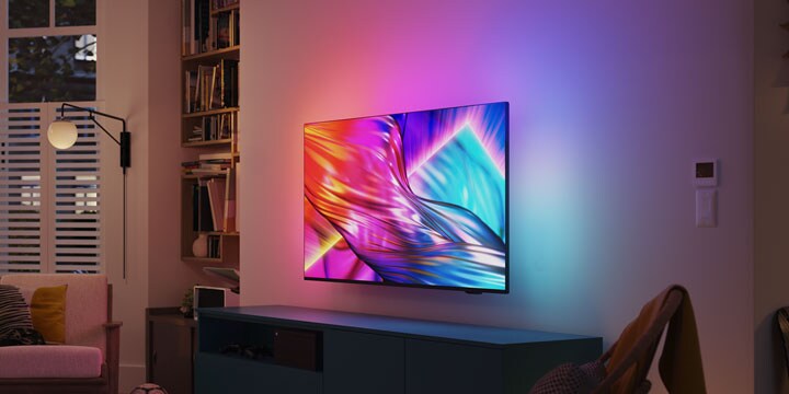 Telewizor Ultra HD 4K z systemem Ambilight