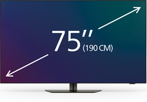 Telewizory 75-77 cali