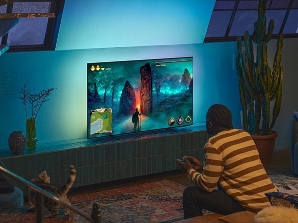 Telewizor Philips OLED jest wyposażony w funkcje obsługi gier