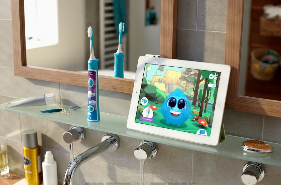 Szczoteczka Philips Sonicare for kids z tabletem i aplikacją